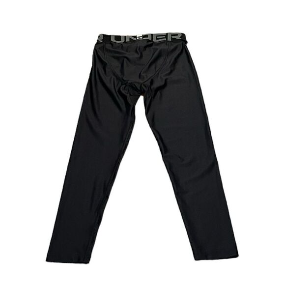 Under Armour Youth Fitted Full length Athletic Leggings, Size YM, NWT - Picture 2 of 6